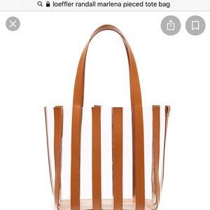 ISO Loeffler Randall Marlena PVC Cognac tote